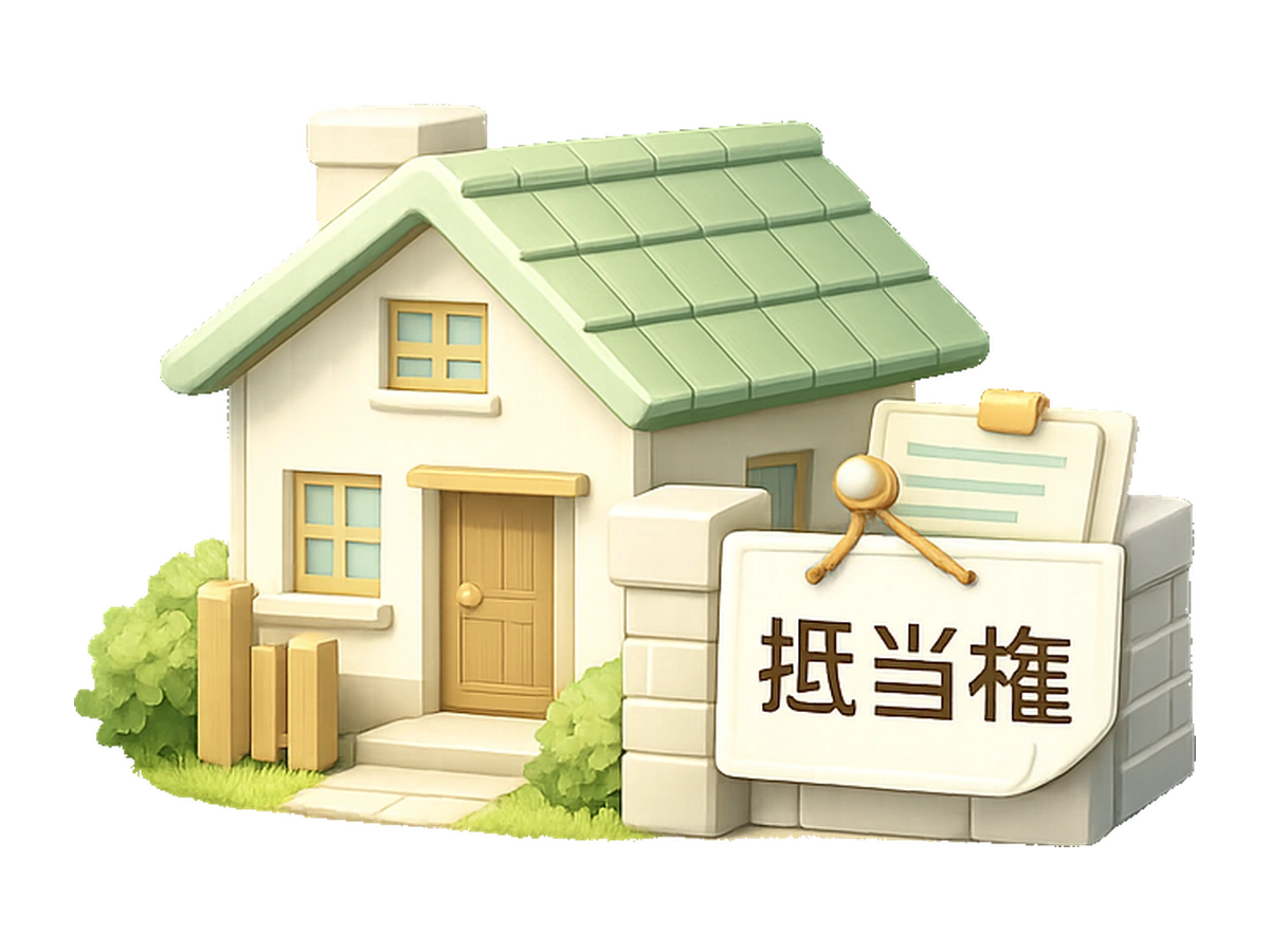 ローン中・抵当権のイメージ