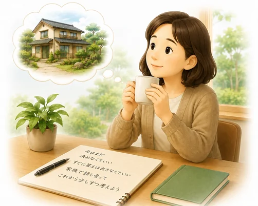 実家の対応を今は保留する選択肢のイメージ（判断材料だけ整理しておく）