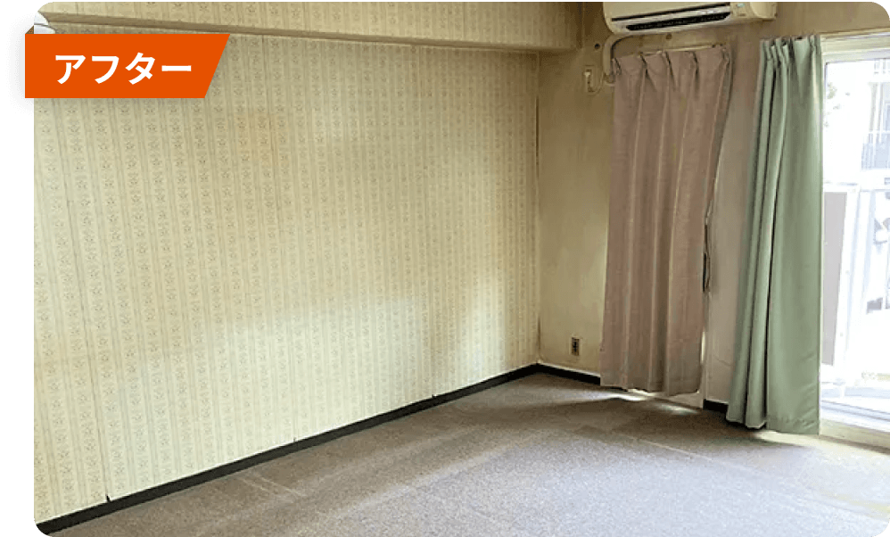マンション3LDK遺品整理後の室内